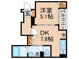 カレント六笠の物件間取画像